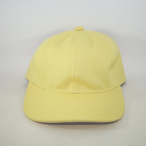 Pilgrim Surf Supply Made in Japan Yellow 6 Panel Hat Cap Canvas Cotton - Picture 1 of 6